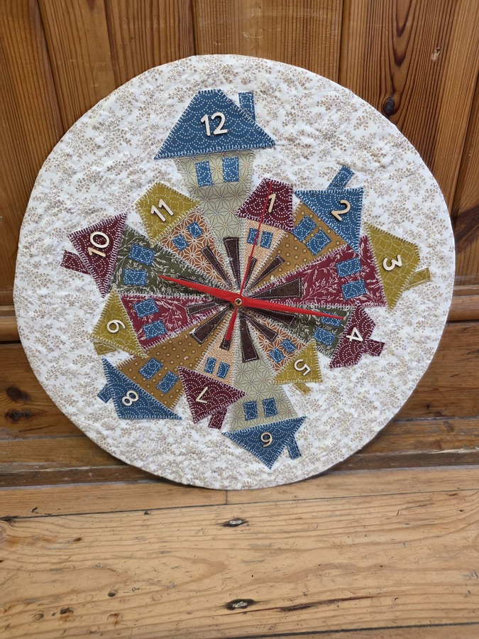 Evelyn  Clock created at a residential workshop